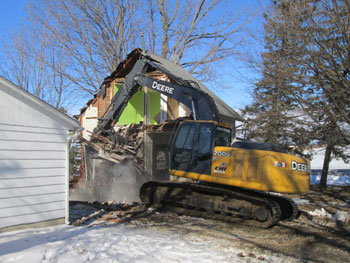 House coming down